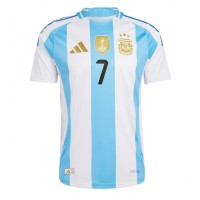 Camiseta Argentina Rodrigo De Paul #7 Primera Equipación Replica Copa America 2024 mangas cortas